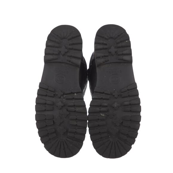 CHANEL Black Ankle Boots with Silver Zipper - Picture 5 of 6